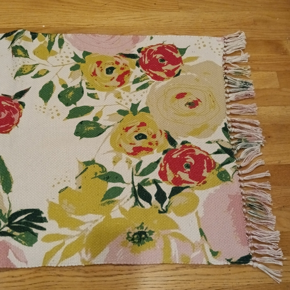 Floral Small Area Rug / Mat - Picture 7 of 9